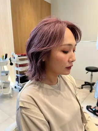 ショート カラー レイヤー専門家 ダブルカラー修のヘアスタイル