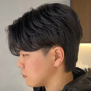 メンズ GO TODAY シェアサロン原宿 Verno所属・センターパート特化/ メンズカット/ヒロキのヘアスタイル