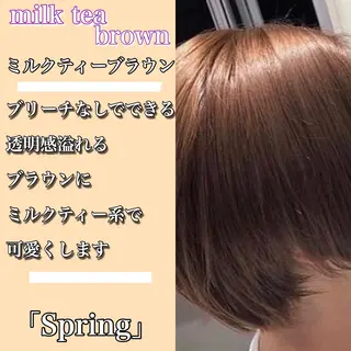 ショート カラー jill by gisel＿奥家のヘアスタイル