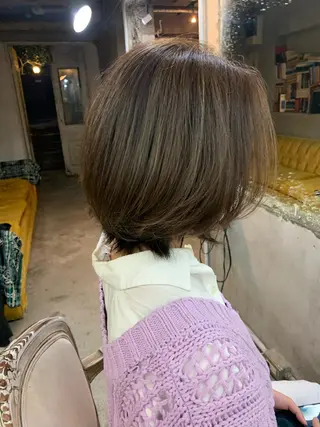 ショート カラー 似合わせカラー🫶 小川千波のヘアスタイル