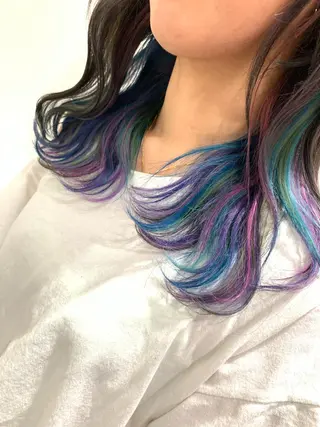 ロング カラー 🍀ケアブリーチ カラー🍀坂井のヘアスタイル