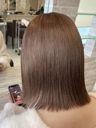 ミディアム カラー 荒 隼人のヘアスタイル