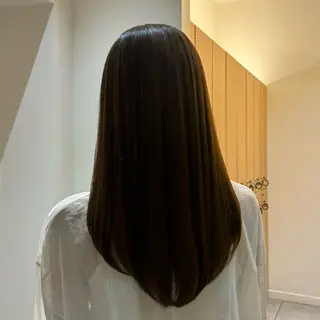 ロング カラー 佐々木 萌衣/ 髪質改善/つやカラーのヘアスタイル