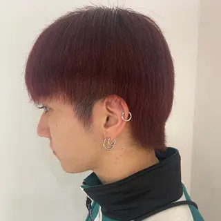 カラー メンズ 🎀ミルクティー/暖 色×レイヤー/マリアのヘアスタイル