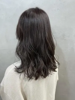 ミディアム カラー ブリーチダブルカラー 【koide】のヘアスタイル