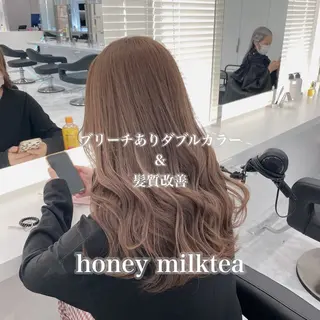 カラー 🩶透明感ブリーチ カラー🩶 maoのヘアスタイル