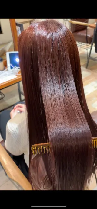 ロング ブリーチ無しカラー/ 美髪改善🫧天夕のヘアスタイル