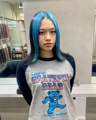 ミディアム カラー ヘアアレンジ 個性爆弾💣 ダブルカラー/ゆかのヘアスタイル