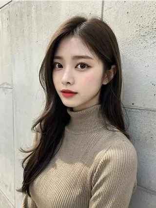 ロング 髪質改善🇰🇷 レイヤーカット/梅田のヘアスタイル