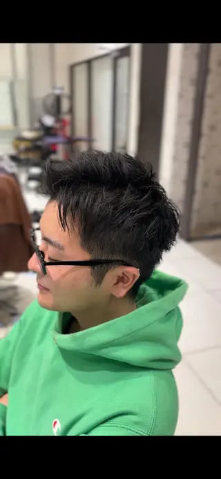 ショート メンズ EARTH北上店所属・藤原 海斗のヘアスタイル