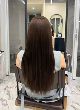 ロング カラー GIFT OMOTESANDO所属・秋月 いなのヘアスタイル