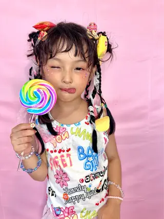 ヘアアレンジ キッズ 森 早希絵のヘアスタイル