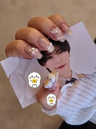 ネイル 3dパーツ/流行り 👧shushu❤️のネイルデザイン