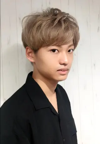 ロング カラー パーマ ヘアアレンジ Device ディバイスのヘアスタイル