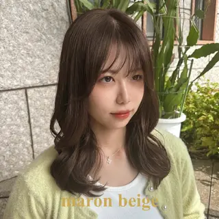 ミディアム 髪質改善カラー｜ レイヤー｜小寺 葵のヘアスタイル