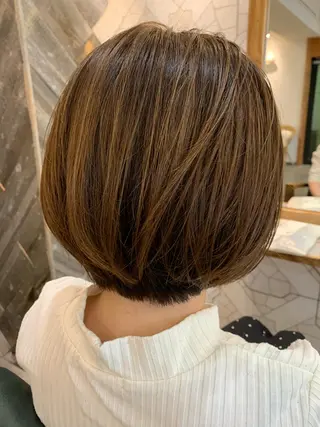 ショート カラー 新宿/美髪矯正 髪質改善/韓国風山本のヘアスタイル