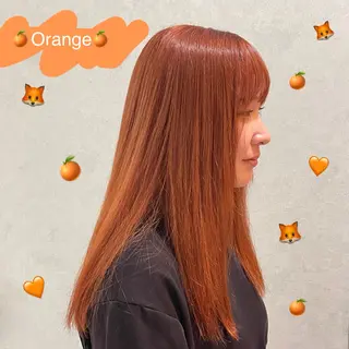 カラー オプスヘアーフェリース所属・土井遥風/福岡天神/ 縮毛矯正モデル募集中のヘアスタイル