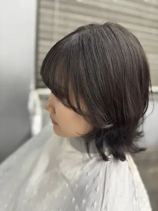 ミディアム 🌟髪質改善ケアカラ ー美髪縮毛矯正y🌟のヘアスタイル