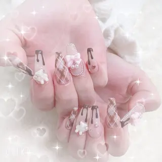 ネイル pourtoi 立川 manami⟡.·のネイルデザイン