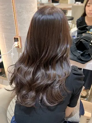 セミロング 韓国ヘア🇰🇷／艶 カラー🫧/木村和生のヘアスタイル