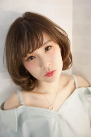 ミディアム カラー パーマ お得なクーポン掲載▼ 🌷三國祐美🌷のヘアスタイル