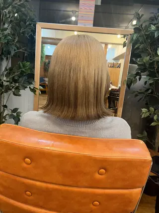 ミディアム ⚪️髪質改善 縮毛 店長 コウ⚪️のヘアスタイル