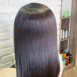 ロング パーマ ヘアアレンジ 髪質改善/縮毛矯正 艶カラー/珠聡のヘアスタイル