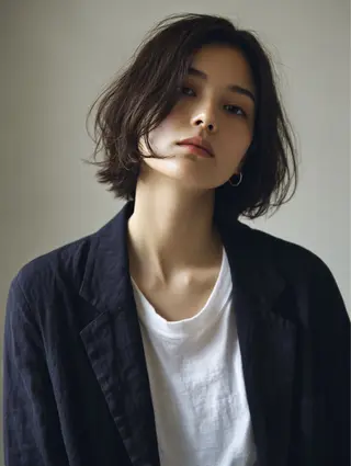 ミディアム パーマ ulu-ウル所属・北川 大輔のヘアスタイル