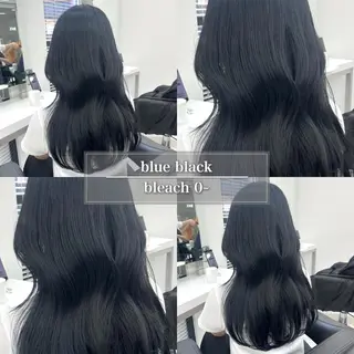 セミロング カラー ケアブリーチ/ 髪質改善/上質艶髪のヘアスタイル