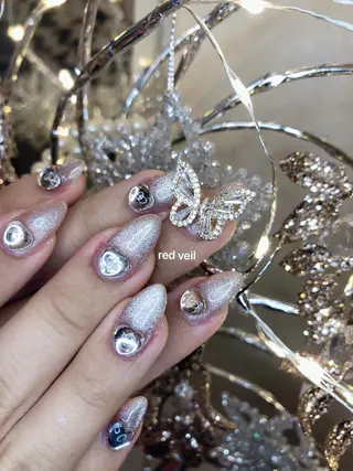 ミディアム ネイル 長さ出し専門 nynaのネイルデザイン