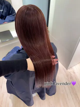 ロング カラー ParveMix 岡本えりかのヘアスタイル