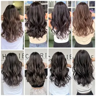 ロング カラー cherie所属・バレイヤージュ/ ハイライト/大内格のヘアスタイル