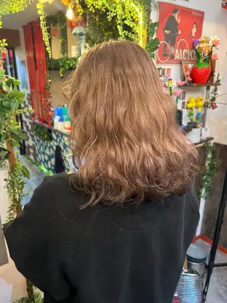 ミディアム カラー カラーパティシエ facce🌼ikoのヘアスタイル