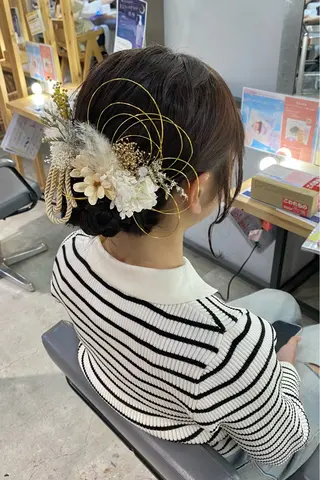 ロング ヘアアレンジ 菊地 紗矢のヘアスタイル