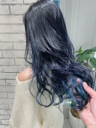 ロング カラー パーマ ヘアアレンジ filo byFeria渋谷所属・縮毛矯正/美髪 髪質改善/石田幸輔のヘアスタイル