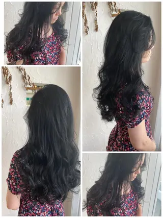 ロング カラー パーマ ヘアアレンジ メンズ キッズ ネイル 美容室 ソンリエのヘアスタイル