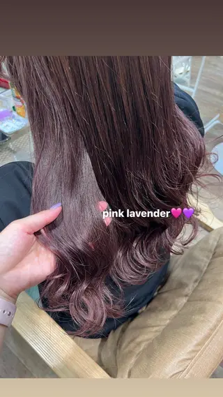 ロング カラー 顔周りカット/ 似合わせ/momo/のヘアスタイル