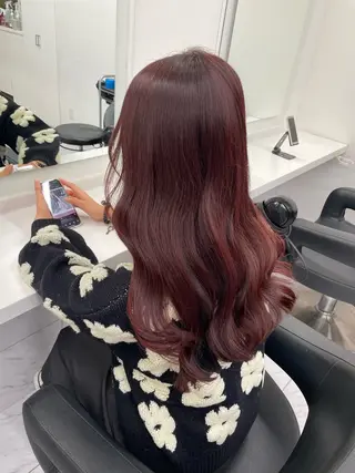 ロング カラー ヘアアレンジ 💗横浜美容室 💗HARUNAのヘアスタイル