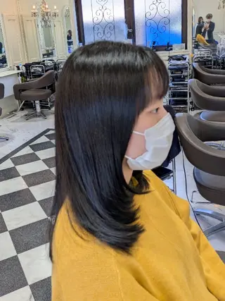 ロング Salon de with根本博史のヘアスタイル