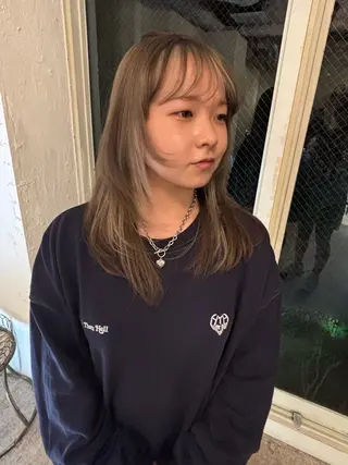 ロング sea's所属・ヒラカホ/矢場町/ ブリーチ/似合わせのヘアスタイル