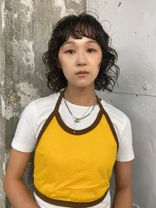 ミディアム パーマ code+lim所属・平沼 祐哉/パーマのヘアスタイル