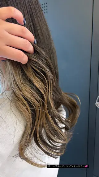 カラー 佐藤 万倫💞⭐️のヘアスタイル