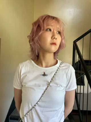 ミディアム カラー ヘアアレンジ ☕️結【suii.】 ボブ/ヘアセット☕️のヘアスタイル