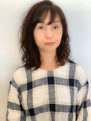 セミロング マツエク・マツパ 高橋 春菜のヘアスタイル