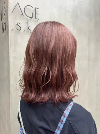 ミディアム sato ayaka ｜透明感カラー🫧のヘアスタイル