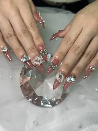 ネイル 💕チップネイル 🩷のネイルデザイン