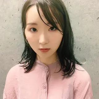 ミディアム カラー CODE.LINE所属・中川 竜誠のヘアスタイル