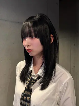 ロング カラー だいち/ハイトーン/ デザインカラーのヘアスタイル