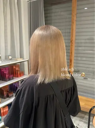 ミディアム カラー cipre あゆみのヘアスタイル