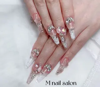 ネイル M🌷nail 長さだし専門店のネイルデザイン